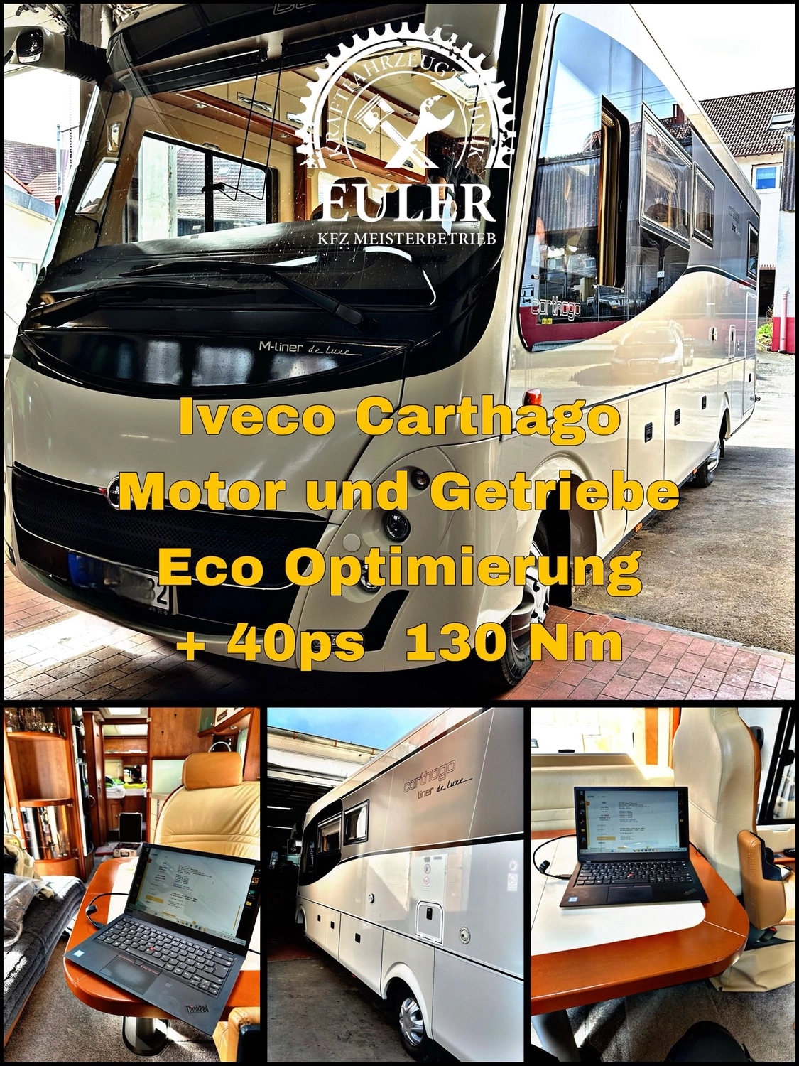 EULER KFZ MEISTERBETRIEB - Kfz-Meisterwerkstatt -Moderne Landwirtschaft mit Biokraftstoff-Traktor im Einsatz